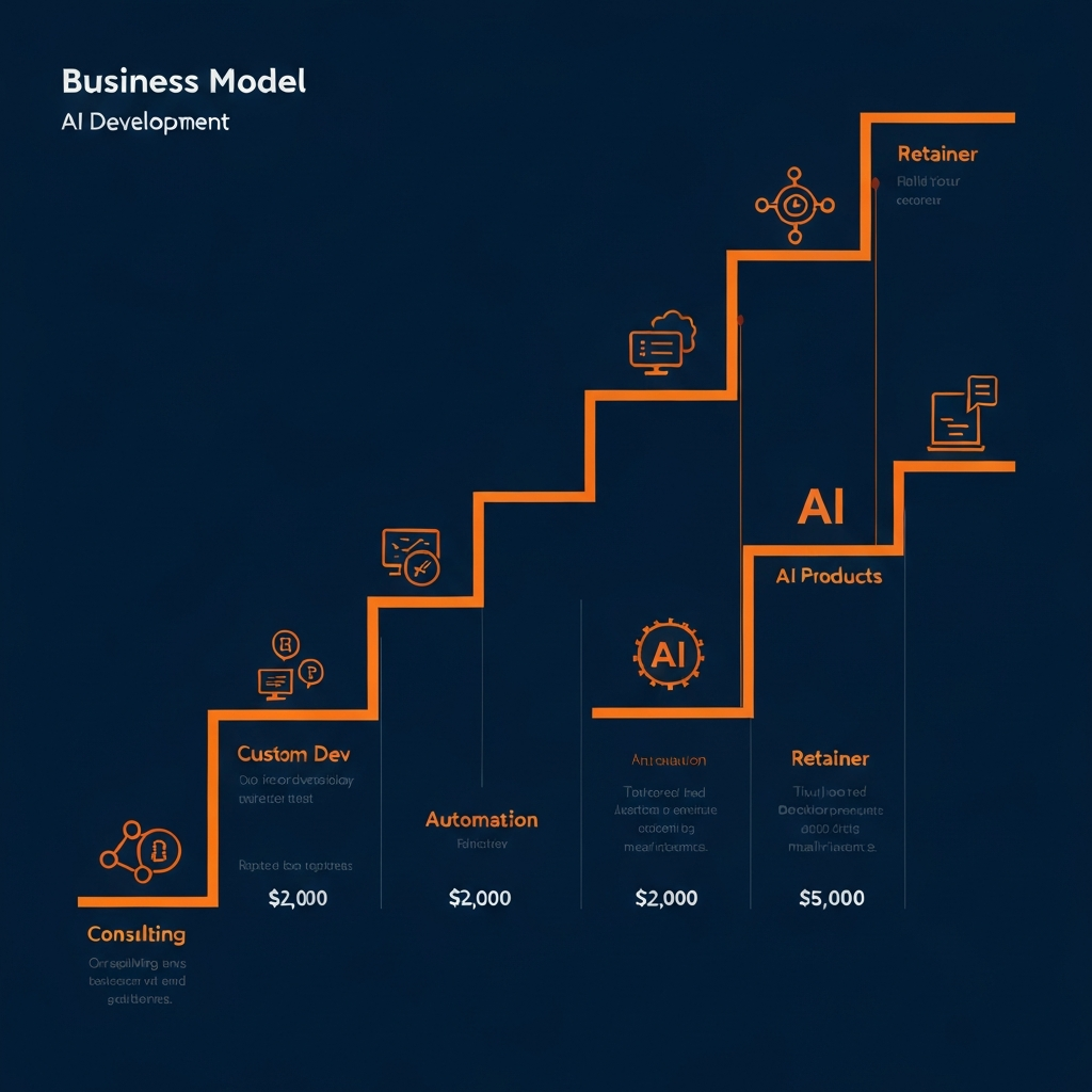AI agency service tiers infographic