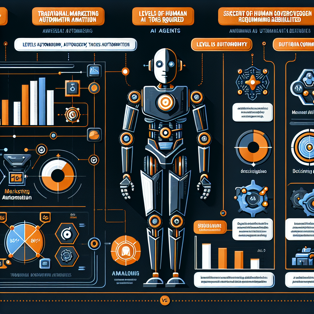 ai agents vs automation comparison infographic