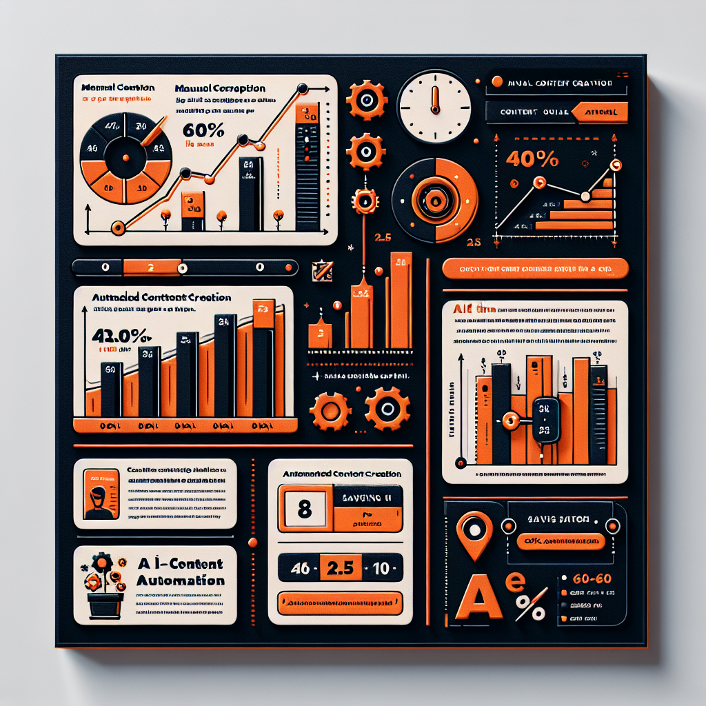 ai content automation time savings infographic