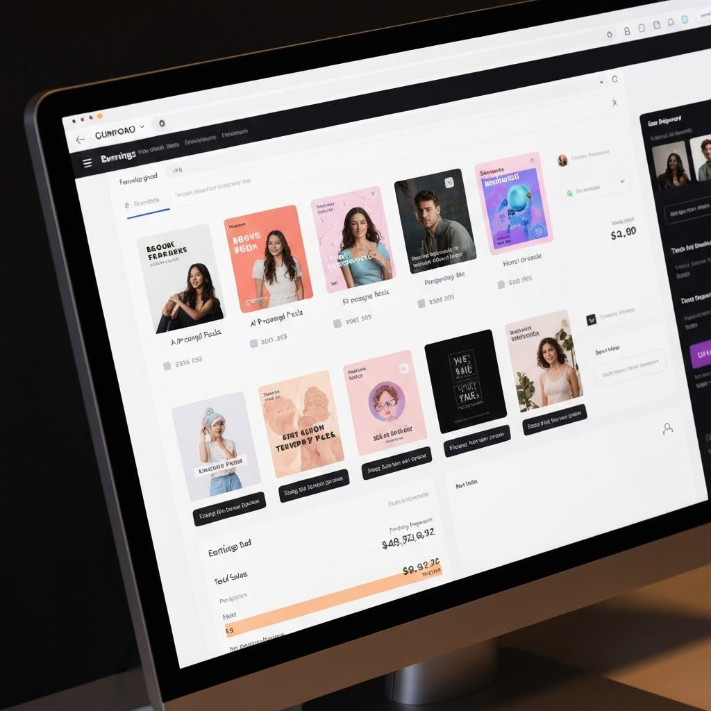 AI digital products marketplace