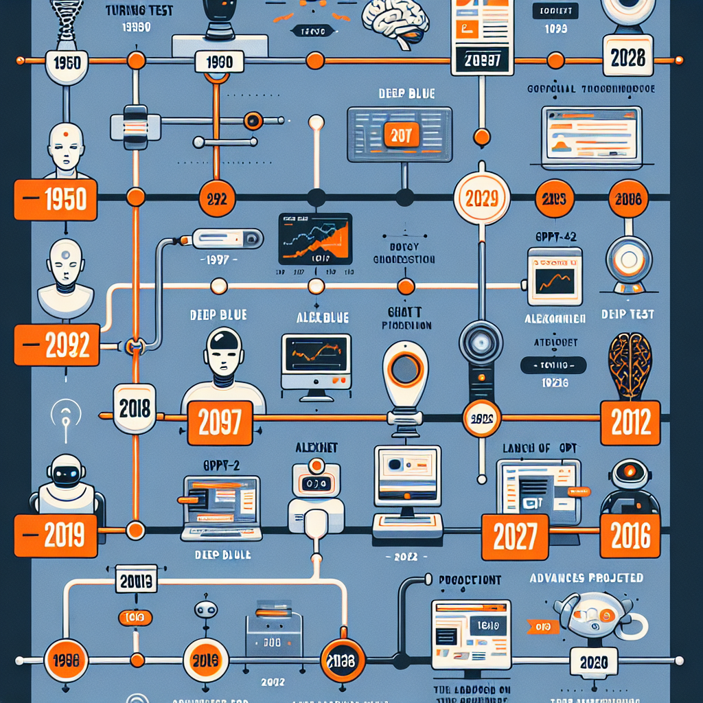 ai history timeline infographic