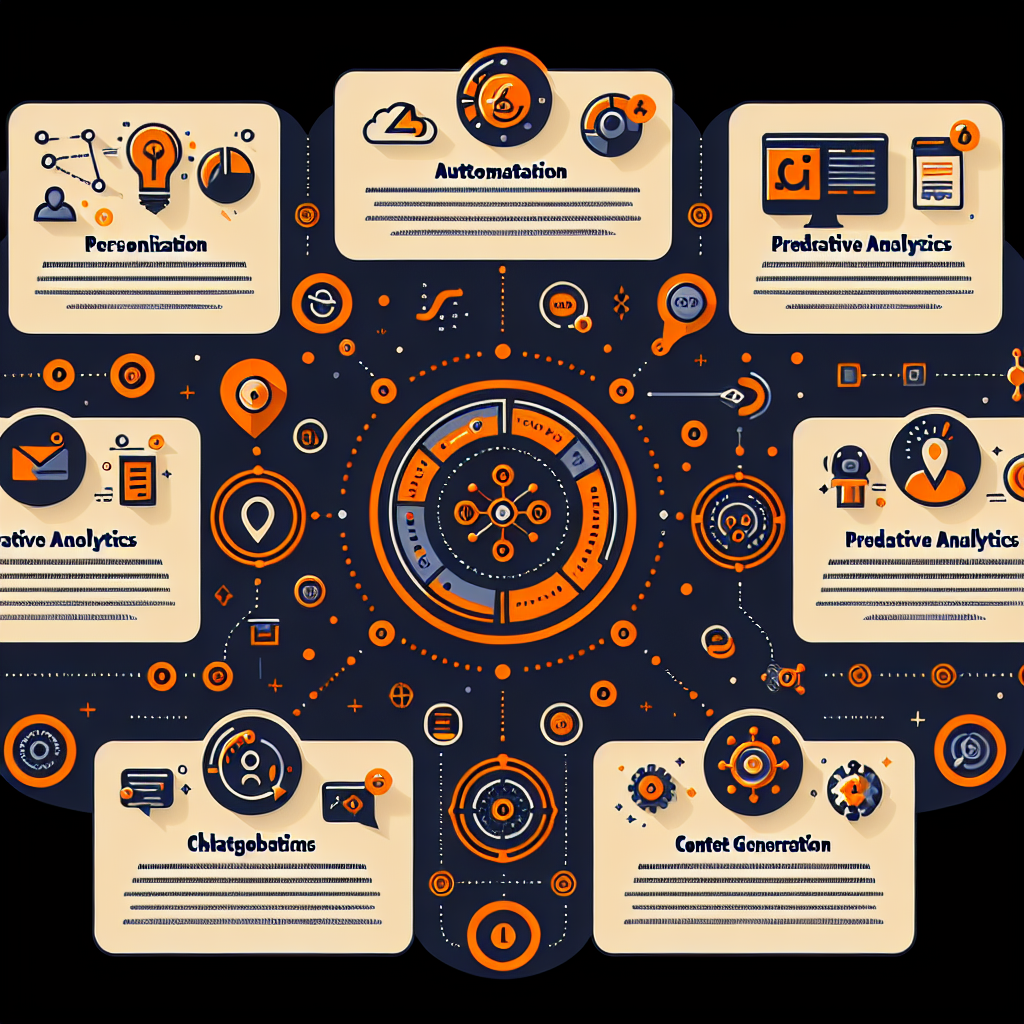 ai marketing techniques overview infographic