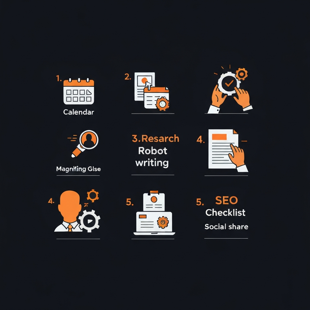 AI content workflow step by step