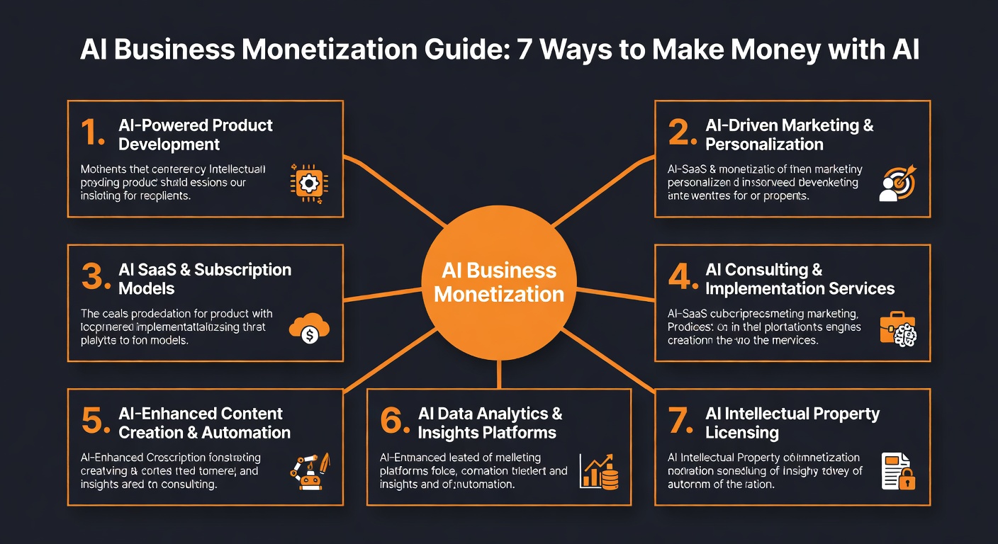 AI revenue streams infographic